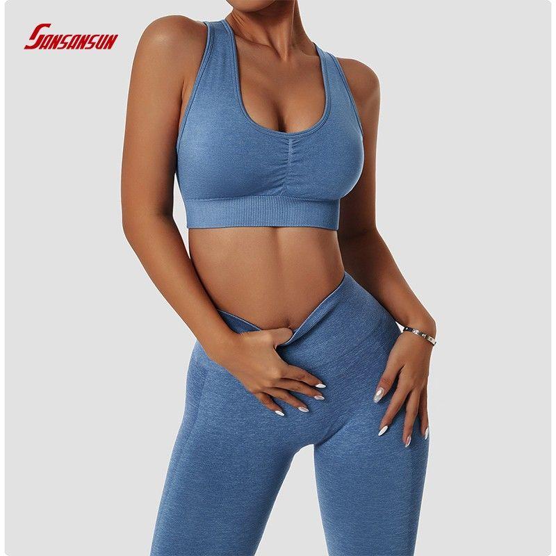 Seamless Yoga Sets Sports Fitness Hip-lifting Pants Beauty Back Nude Feel  Bra Suits Workout Clothes Gym Leggings Set for Women - AliExpress
