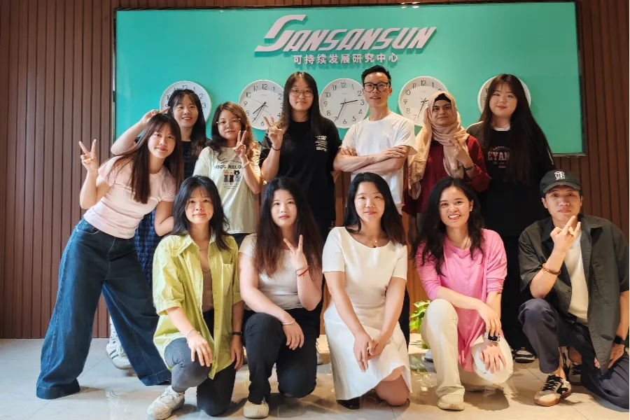 team photo at reception