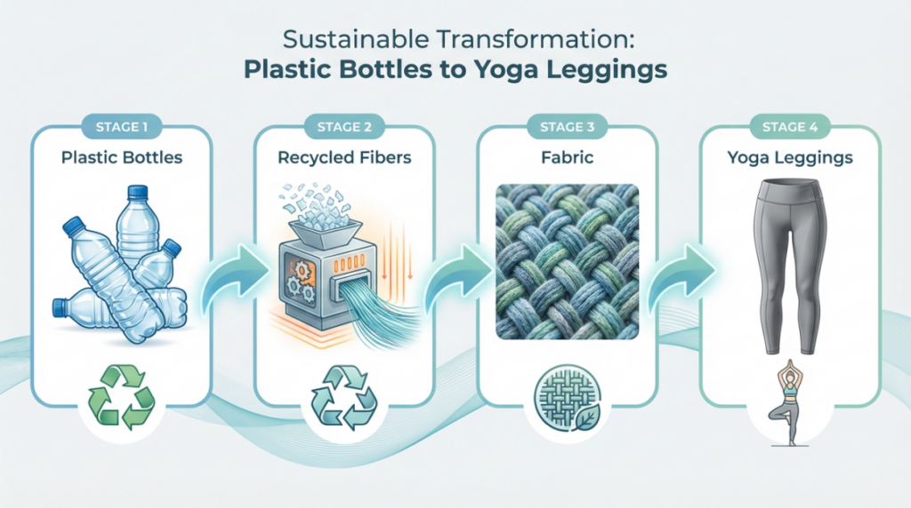 rPET from plastic bottle