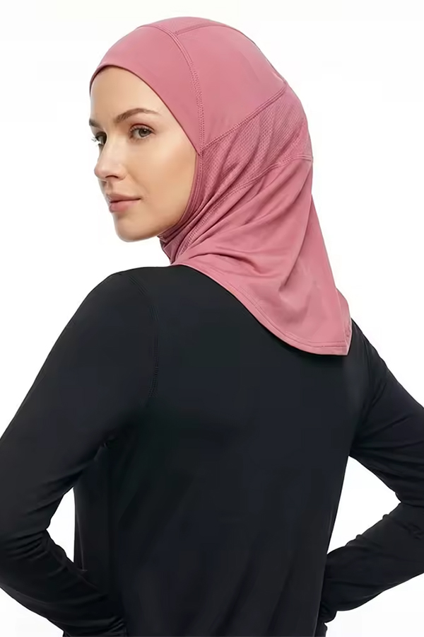 sports hijab pink TJ001