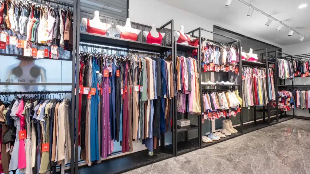 different types of fabric in samples room