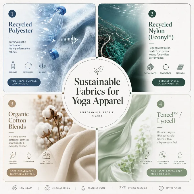 Fabric Selection sustainable fabrics for yoga apparel