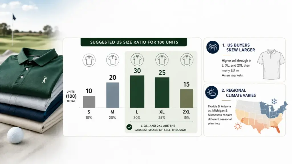 the US Golf Apparel Market Is Different from Other Markets