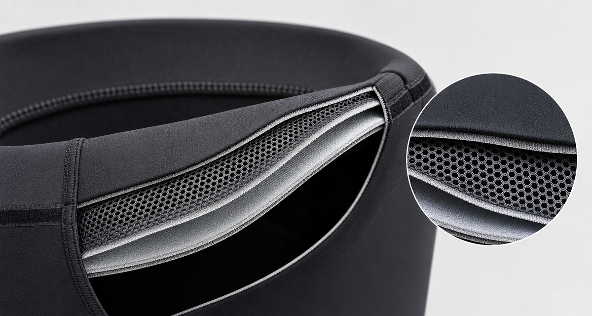 Inside the Waistband- Layering Power Mesh for Invisible Support