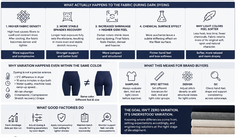 What Actually Happens to the Fabric During Dark Dyeing