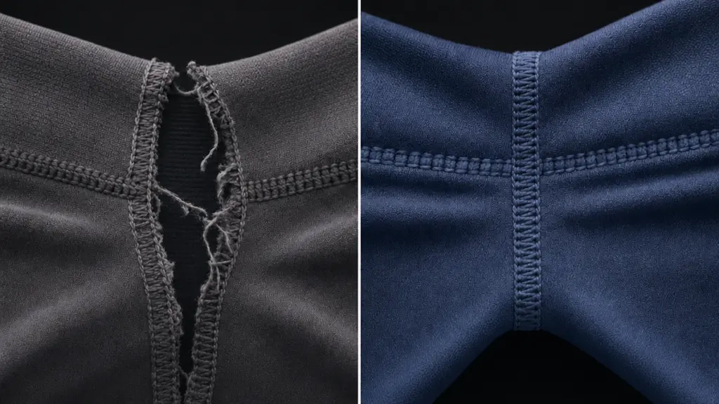 What Happens When Rigid Thread Meets Stretch Fabric