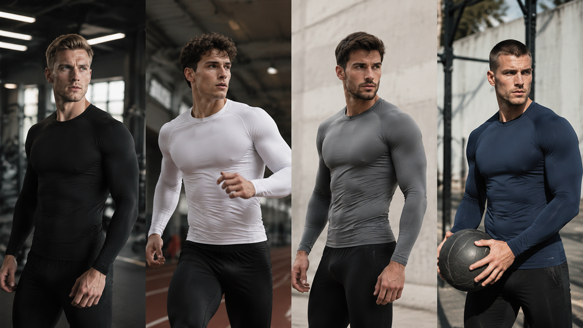 men in Compression Shirt