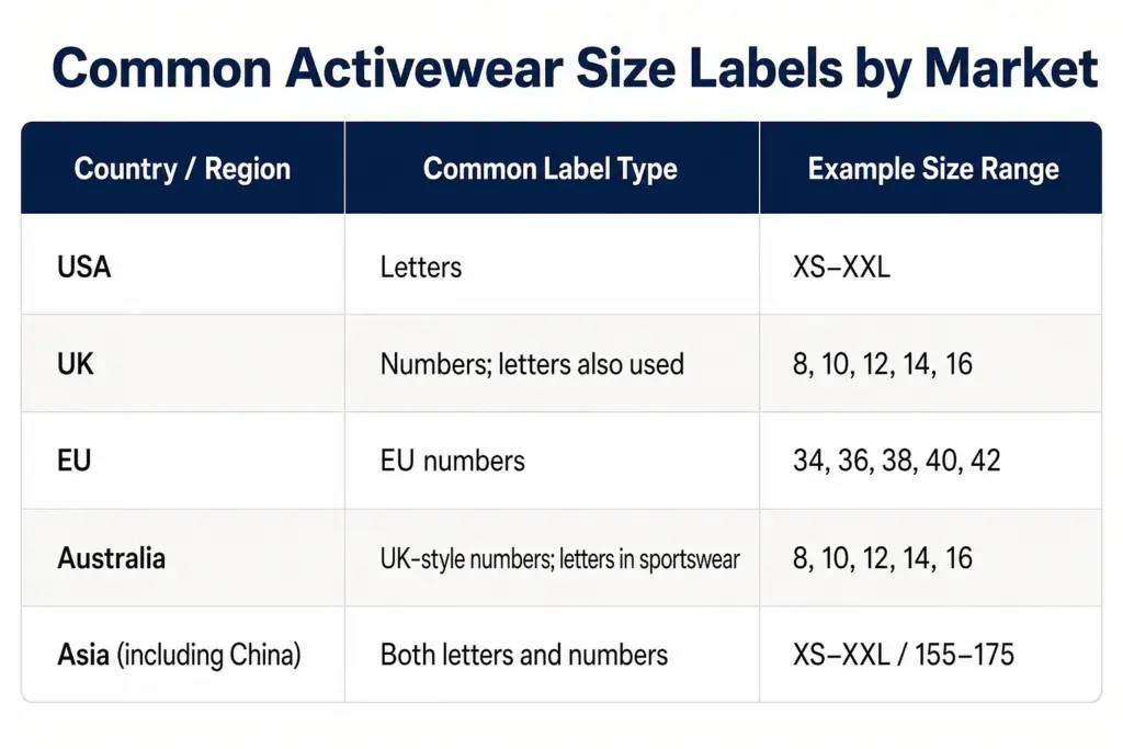 Activewear Size Labels2