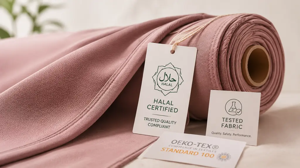 Halal-certified and OEKO-TEX Standard 100